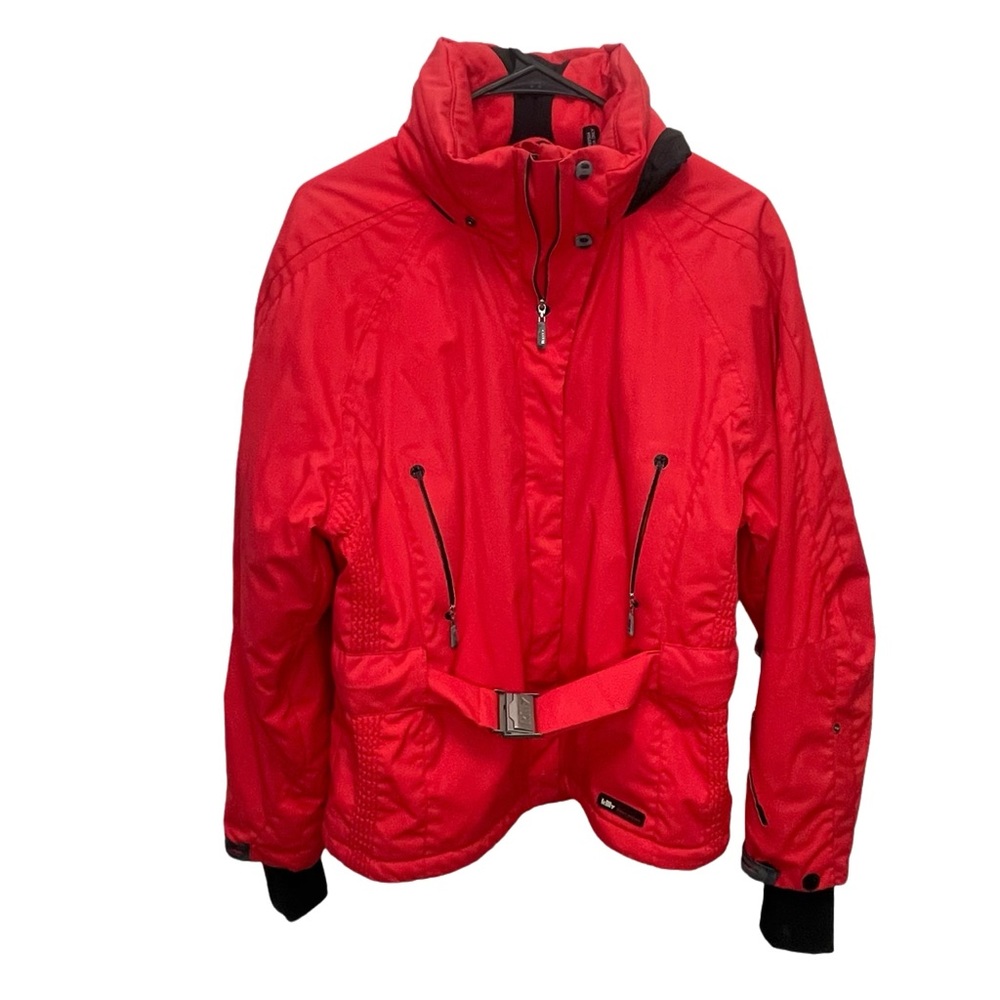 Killy Vintage Smart System Red Belted Winter Insulated Ski Jacket - Size 14